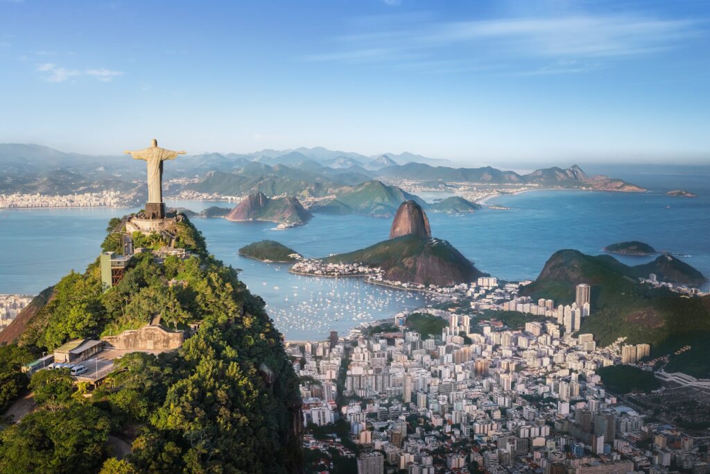 Rio with Corcovado Mountain, Sugarloaf Mountain and Guanabara Bay - Rio de Janeiro, Brazil